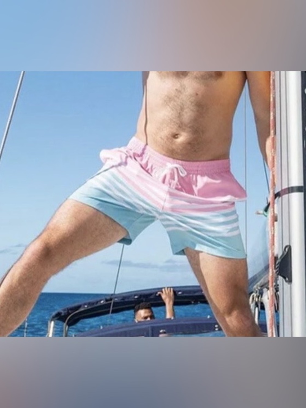 Chubbies On The Horizons 5.5in Stretch Swim Trunk Men's size Small